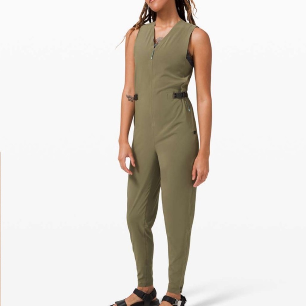 Lululemon Lab Sarala Jumpsuit Light Military XL